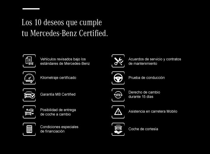 10 Deseos Mercedes Benz Certified